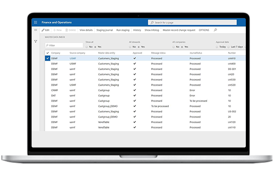 Controlled receive of data by data stewards-MDM-1